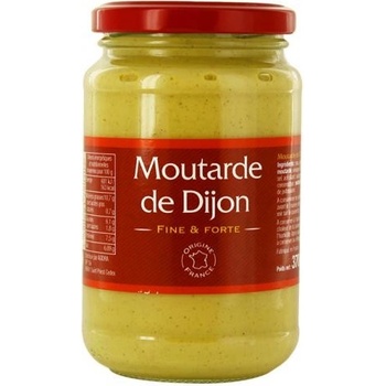 Moutarde forte de Dijon Dijonská hořčice ostrá sklo 370 g