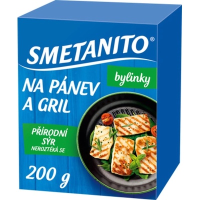 Smetanito Sýr na gril a na pánev bylinky 200 g