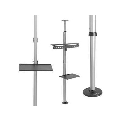 Maclean Telescopic TV holder, ceiling and floor with Maclean MC-791N 37-70 max 30kg
