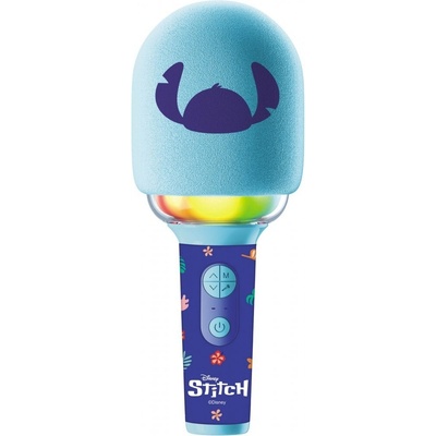 Stitch Bluetooth Bezdrátový Karaoke Mikrofon se zvukem a světelnými efekty