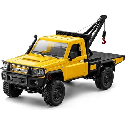 RMT models RC auto Land Cruiser Toyota s navijakom žltá + náhradná batéria RTR