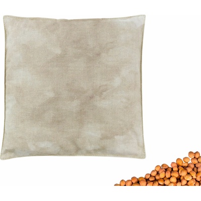 VFstyle nahrievací vankúšik s čerešňovými kôstkami 20 x 20 cm Beige