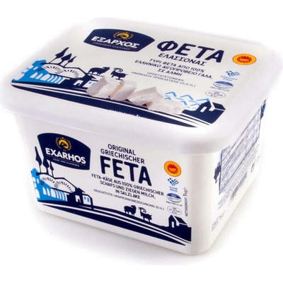 Exarhos Εxarhos sýr Feta P D O v nálevu z podhůří Olympu 1kg