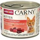 Animonda Carny Kitten hovädzie mäso srdcia 200 g