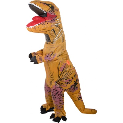 T-REX Obří hnědý nafukovací dinosaura – Zboží Dáma