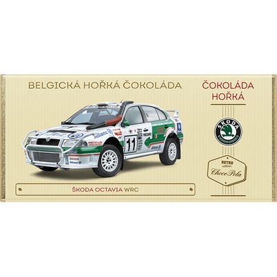 Choco Pola Škoda Octavia WRC hořká 100 g