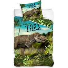 BedTex bavlna povlečení T-Rex v pralese 140x200 70x90