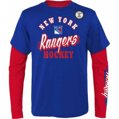 Outerstuff detská trička New York Rangers Two-Man Advantage 3 in 1 Combo Set