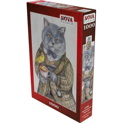 Nova Puzzle Пъзел Nova puzzle от 1000 части - Чай за британски джентълмен (41090)
