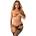 Obsessive Dominna Crotchless Thong Black S/M