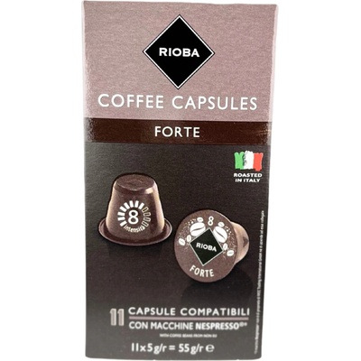 RIOBA kapsule Espresso FORTE pre Nespresso 11 x 5 g