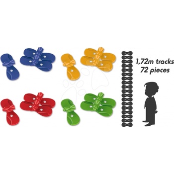FleXtrem Discovery Náhradní díly k flexibilní autodráze Set Smoby 72 částí v délce 172 cm od 4 let