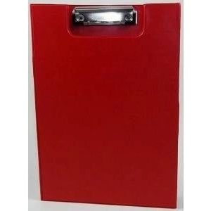 D. Rect A4 PVC board with clip and cover red D. RECT