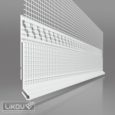 Likov lišta LX-45 ukončovacia k napojeniu oplechovania 2 m (125.20) 1 ks