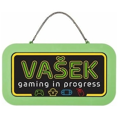 ALBI Neonová cedulka se jménem - Vašek
