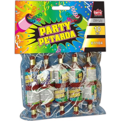 PARTY PETARDA šampusky 10 ks Čína K1104