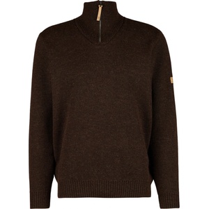 Ivanhoe of Sweden Мъжки вълнен пуловер Ivanhoe of Sweden NLS Elm Half Zip Wool jumper - Coffee Bean - размер XL (005-4228-0314)