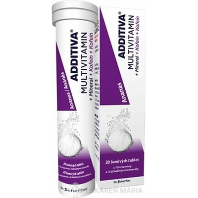 Additiva Multivitamín + Minerál + Kofein 20 ks