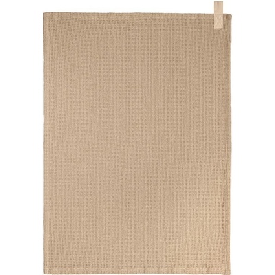SCANquilt utěrka VAFLE DENIM okrovobílá 50 x 70 cm