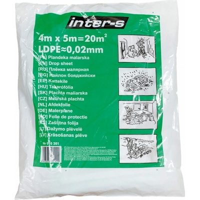 MOTIVE Ochranná maliarská fólia 5x4m 20µm