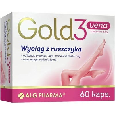 ALG Pharma Gold 3 Vena Extrakt z mäsiarskeho metly 60 kapsúl