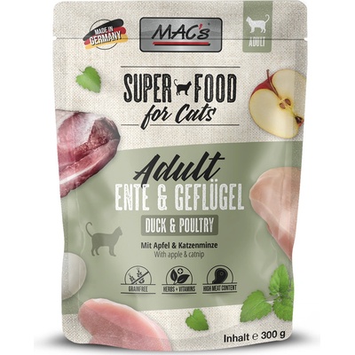 MAC ́s Cat kačacie a hydinové 24 x 300 g