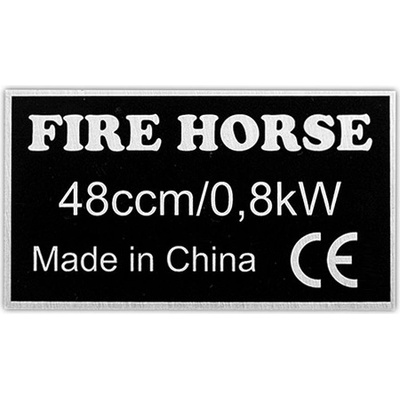 Motor na kolo-štítek motoru Fire Horse 48ccm – Zbozi.Blesk.cz