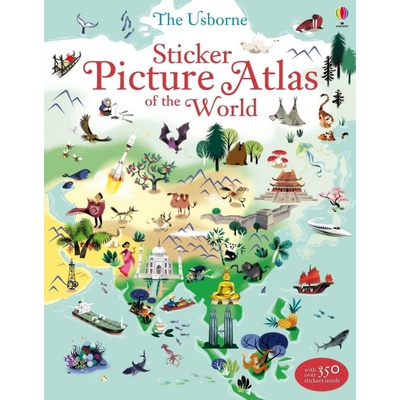 Usborne Publishing Sticker Picture Atlas of the World