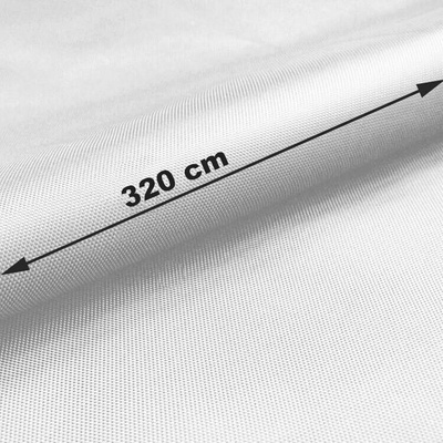 Vodu odpuzující oxfordová látka s teflonovou úpravou, 165 g/m², šíře 320 cm, bílá