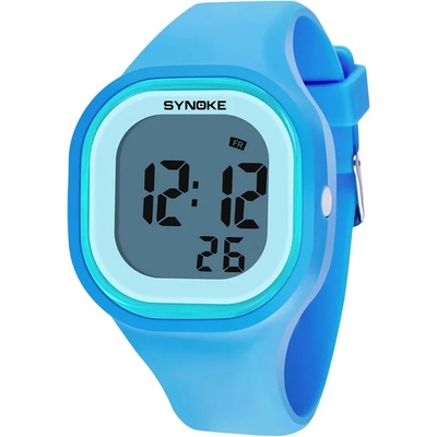 SYNOKE Детски дигитален часовник Synoke Bluppy, Син (SYNOKE-66896-BLUE)