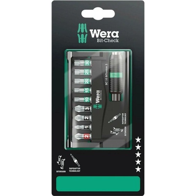 Wera 3 SB 10dílná 05073418001