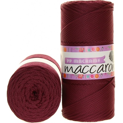Maccaroni PP Macrame 115 tmavá bordo