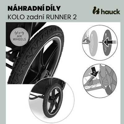 Hauck KOLO zadní Runner 2 pravé – Zboží Dáma