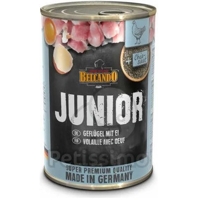 BELCANDO Junior консерва с птиче месо с яйца 24 x 800 г