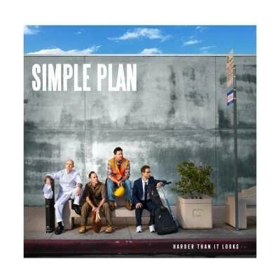 SIMPLE PLAN - HARDER THAN IT LOOKS BLUE LP