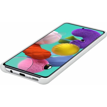 Samsung Galaxy A51 Silicone cover white (EF-PA515TWEGEU)