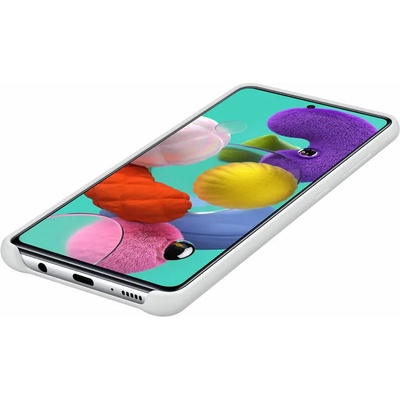 Samsung Galaxy A51 Silicone cover white (EF-PA515TWEGEU)