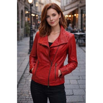 Max Original Leather Stella short red