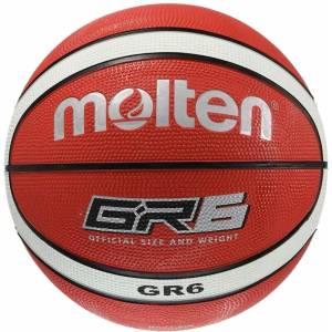 Molten Баскетболна топка Molten GR6-RW, каучук, размер 6