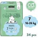 Pleny Muumi Baby Pants 7 XL kalhotkové eko 16-26 kg 34 ks