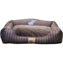 CROCODOG STRIPED PET BED