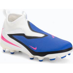 Nike Детски футболни обувки Nike Jr. Phantom 6 High Academy FG/MG racer blue/white/pink blast