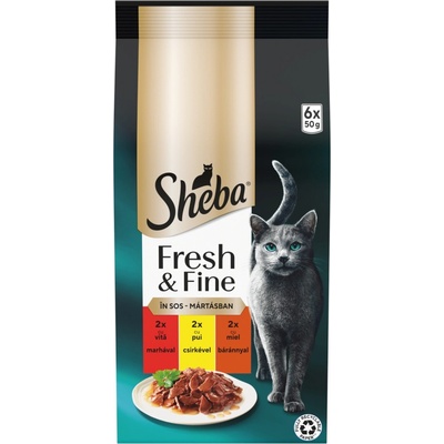 Sheba mokré krmivo mix chutí 72 x 50 g