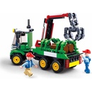 Sluban B0778 Traktor s přívěsem na klády