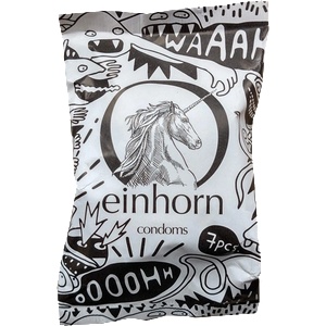 Einhorn Condoms: Rückkehr der Spermamonster, 7 condoms in the chips bag