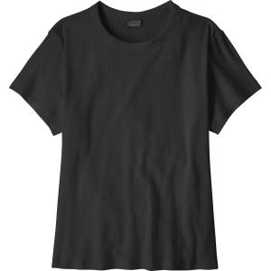 Patagonia Дамска тениска Patagonia Women's Rib Knit Top T-shirt - Black - размер XS (916-6172-0111)