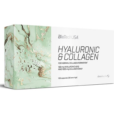 BioTechUSA Витамини и минерали BIOTECH USA Hyaluronic & Collagen, 120 Caps