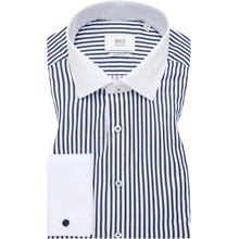 Eterna Premium pánska prúžkovaná košeľa s franc. manžetami slim fit 1863
