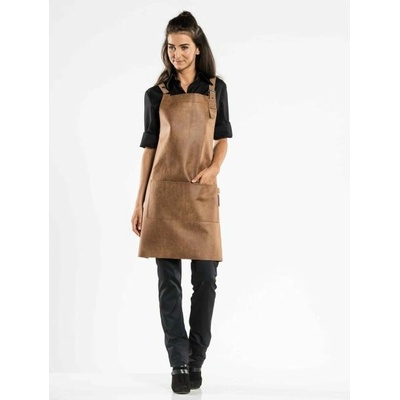 Chaud Devant Kožená zástěra Fusion Bourbon Gold Brown – Zboží Dáma