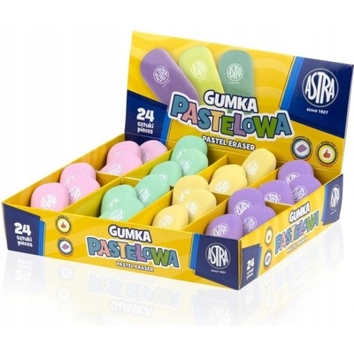 Astra Ergonomická guma PASTEL mix variantov či farieb